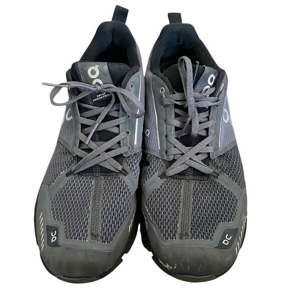 On Running Mens Cloudflyer Running Shoes 11M Black Gray Zero Gravity Foam Stable - Picture 1 of 10